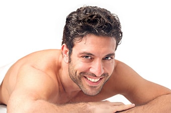 Facials and massage treatments for men