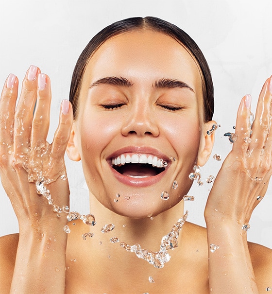 Beauty salon facial treatments